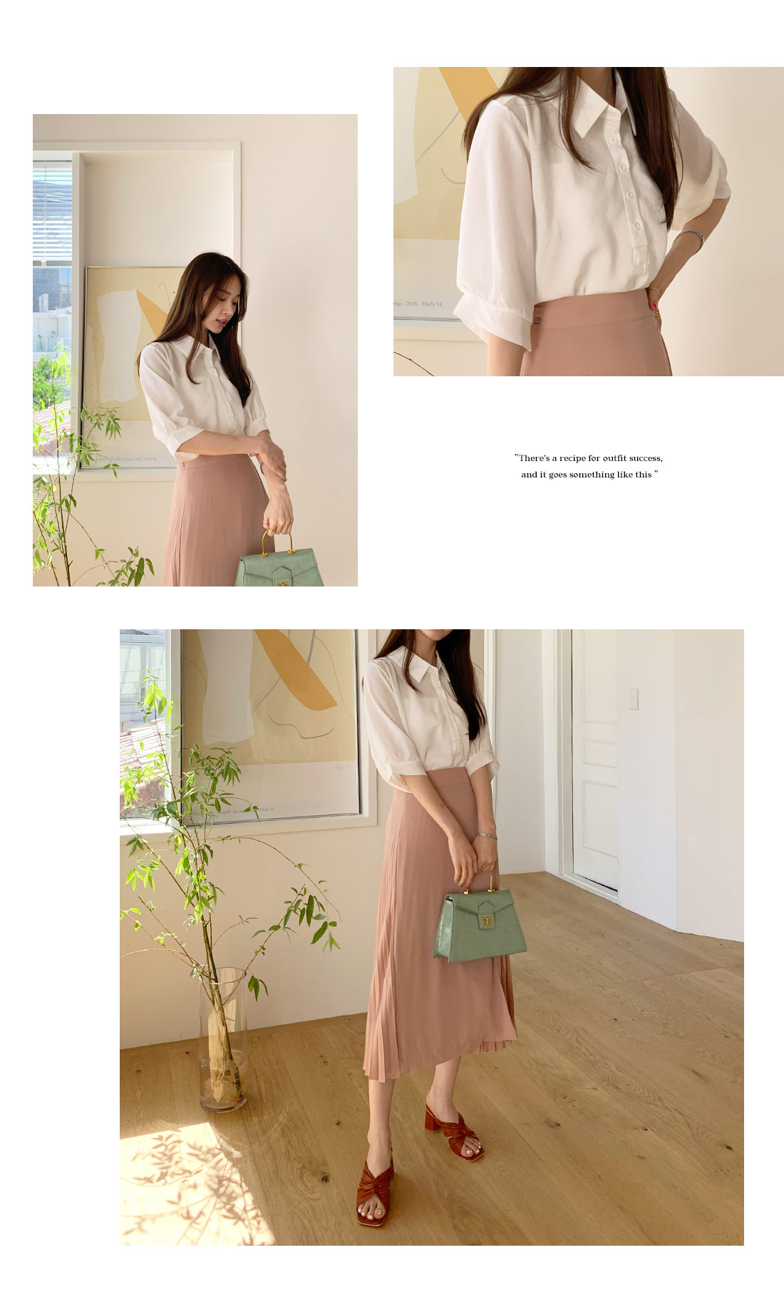 プリーツラップスカート・全2色 | DHOLIC PLUS | 詳細画像13