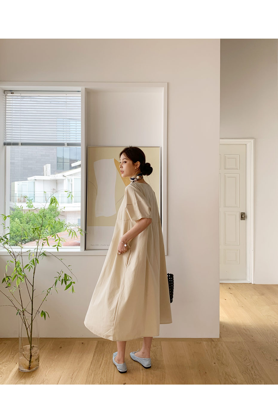 コットンルーズワンピース・全2色 | DHOLIC PLUS | 詳細画像2