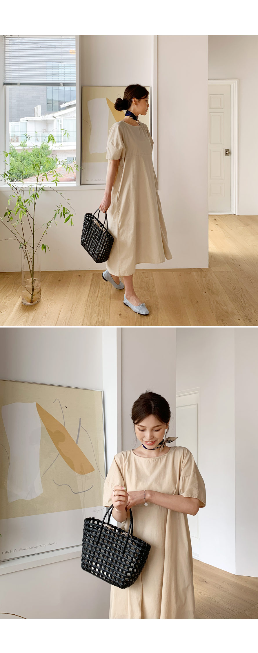 コットンルーズワンピース・全2色 | DHOLIC PLUS | 詳細画像5