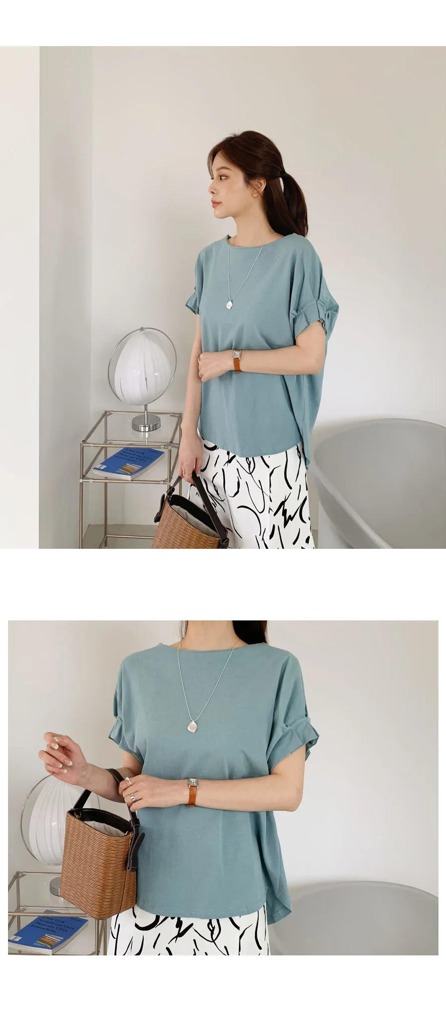 スリーブタックTシャツ・全4色 | DHOLIC PLUS | 詳細画像8