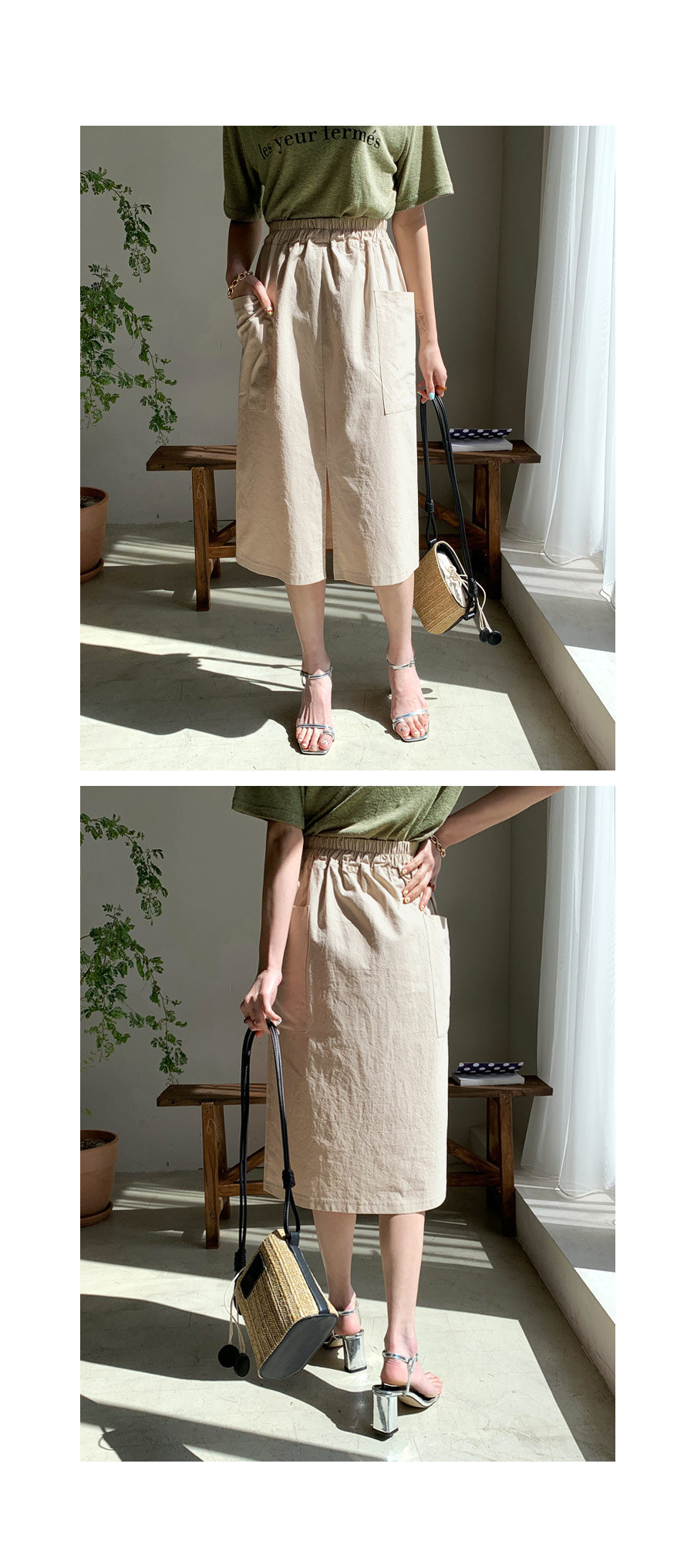 2WAYポケットスカート・全2色 | DHOLIC | 詳細画像5