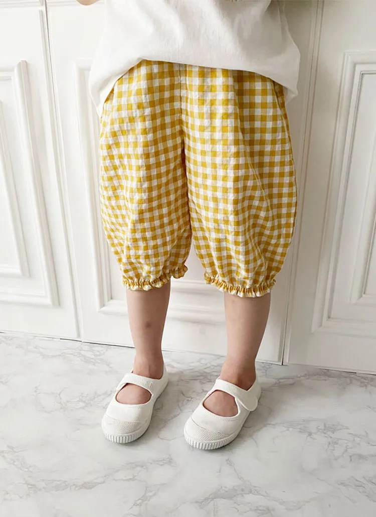 クロップド丈チェックパンツ | 詳細画像1