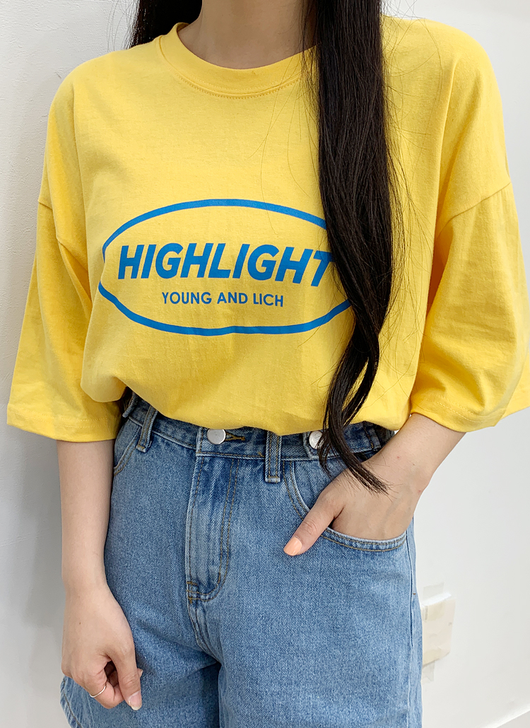 HIGHLIGHTロゴTシャツ | bullang girls | 詳細画像1