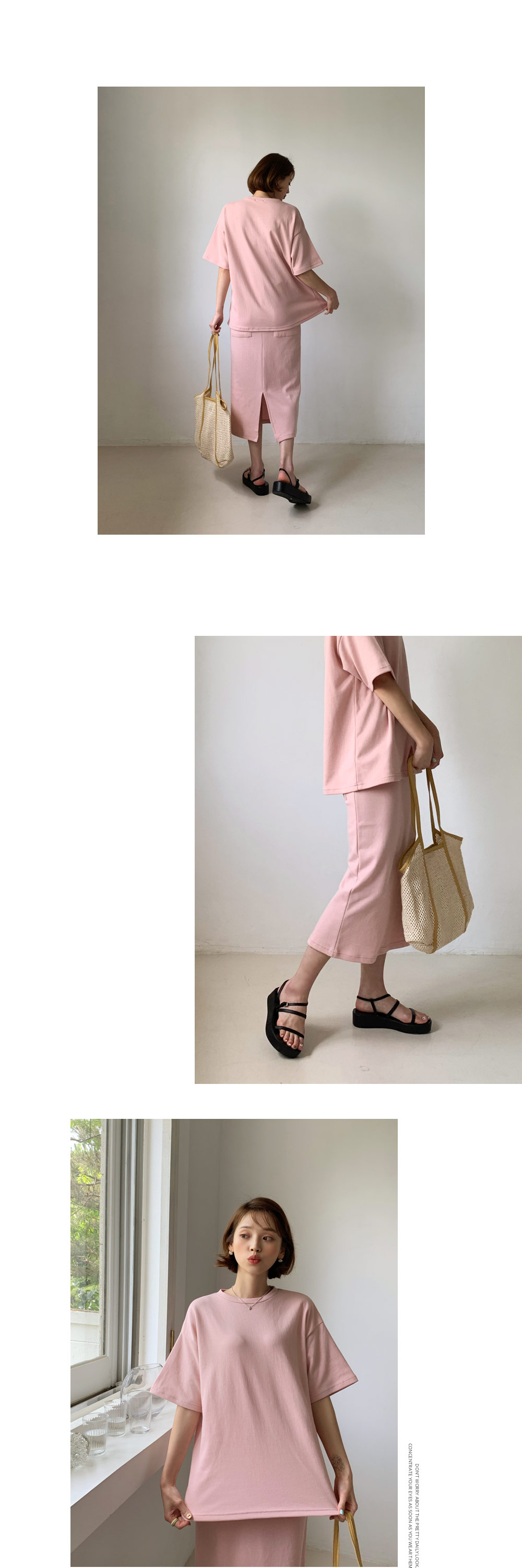 ルーズTシャツ&ポケットスカートSET・全3色 | DHOLIC | 詳細画像10