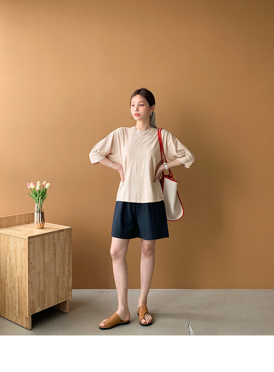 ギャザースリーブTシャツ・全3色 | DHOLIC PLUS | 詳細画像4