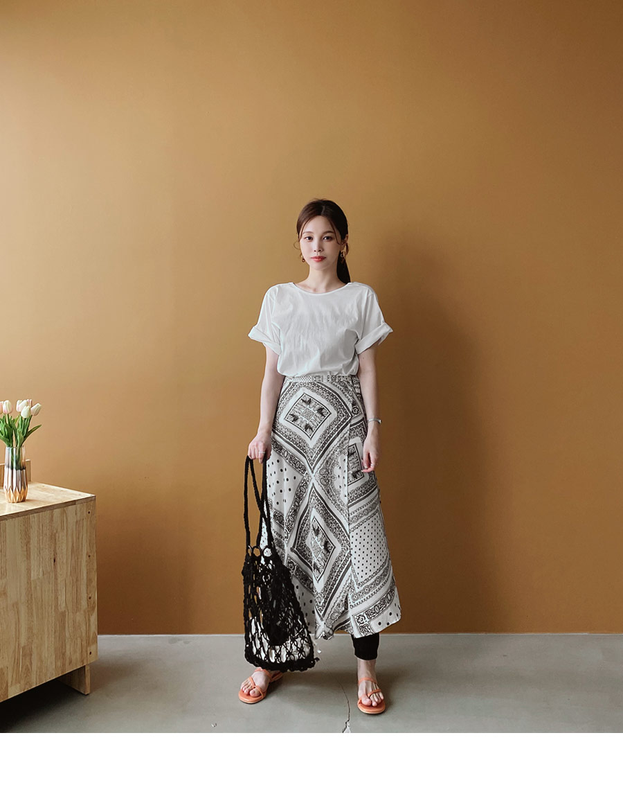 バッククロスストラップTシャツ・全4色 | DHOLIC PLUS | 詳細画像11