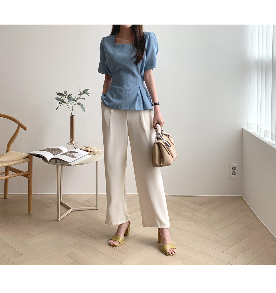 スクエアリボンブラウス・全3色 | DHOLIC PLUS | 詳細画像9