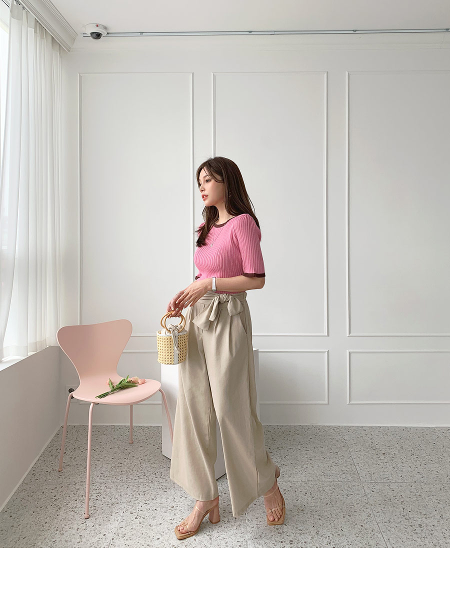 リブ配色ニット・全3色 | DHOLIC PLUS | 詳細画像4