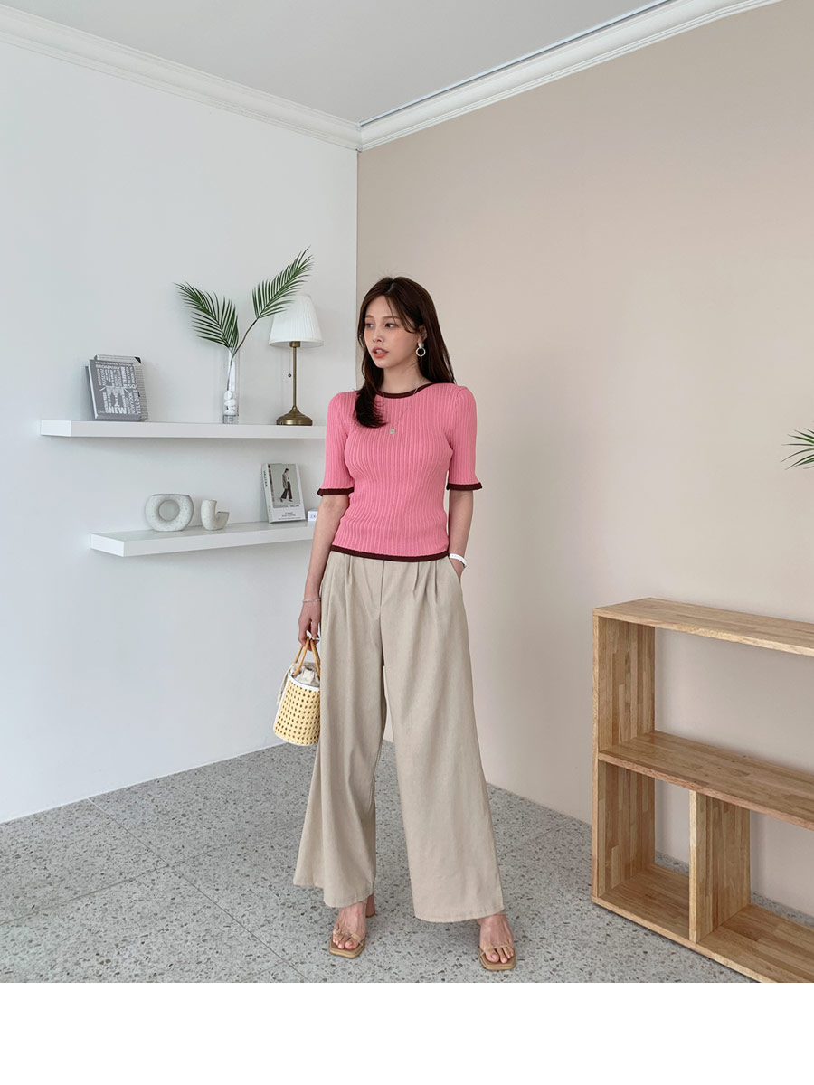 リブ配色ニット・全3色 | DHOLIC PLUS | 詳細画像9