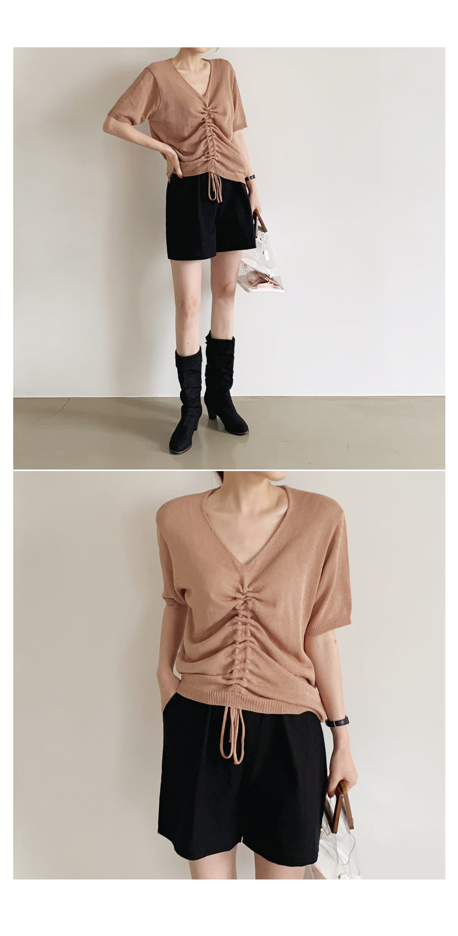 Vネックストリングニット・全4色 | DHOLIC PLUS | 詳細画像7