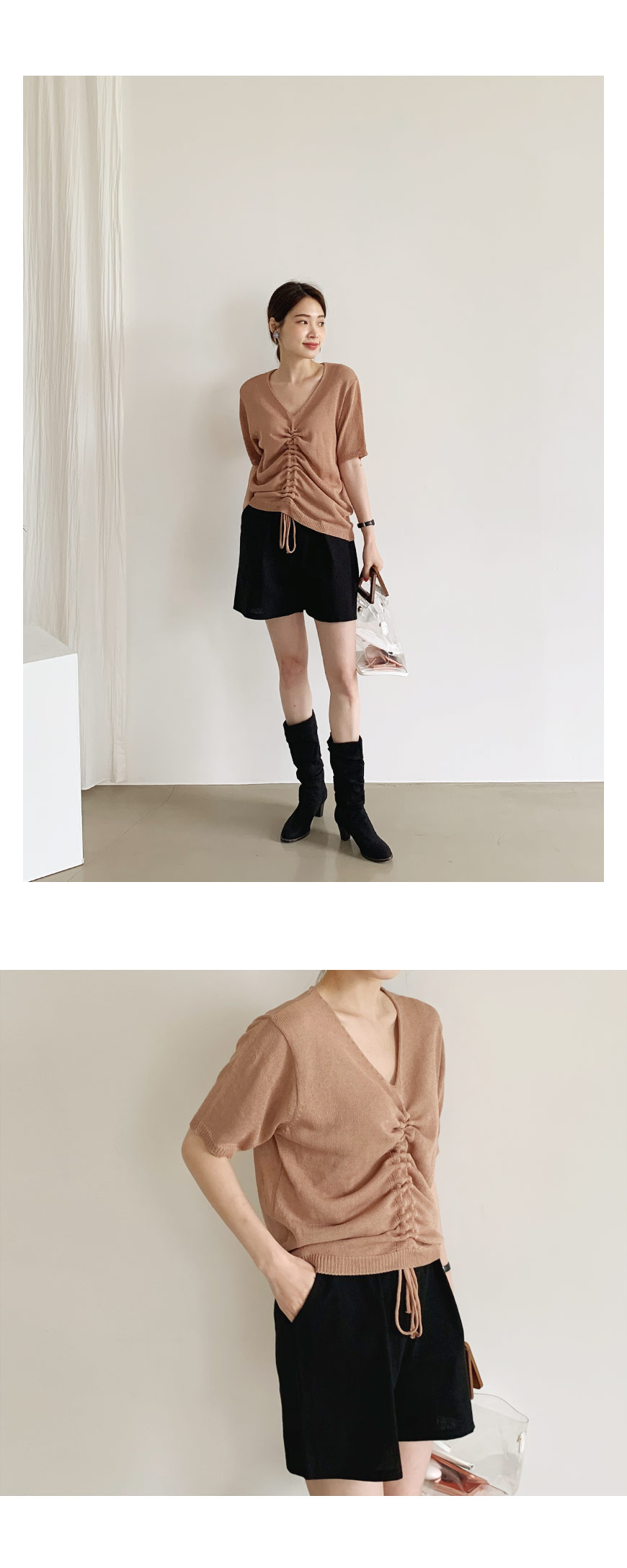 Vネックストリングニット・全4色 | DHOLIC PLUS | 詳細画像8