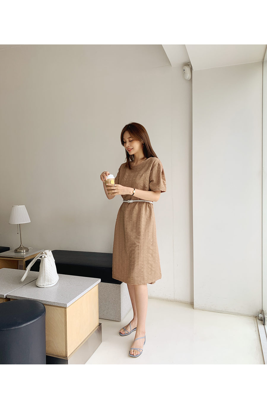 ラウンドAラインワンピース・全3色 | DHOLIC PLUS | 詳細画像2