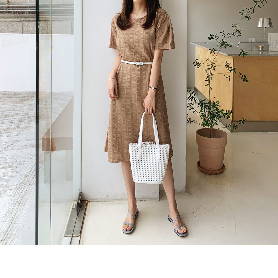 ラウンドAラインワンピース・全3色 | DHOLIC PLUS | 詳細画像8