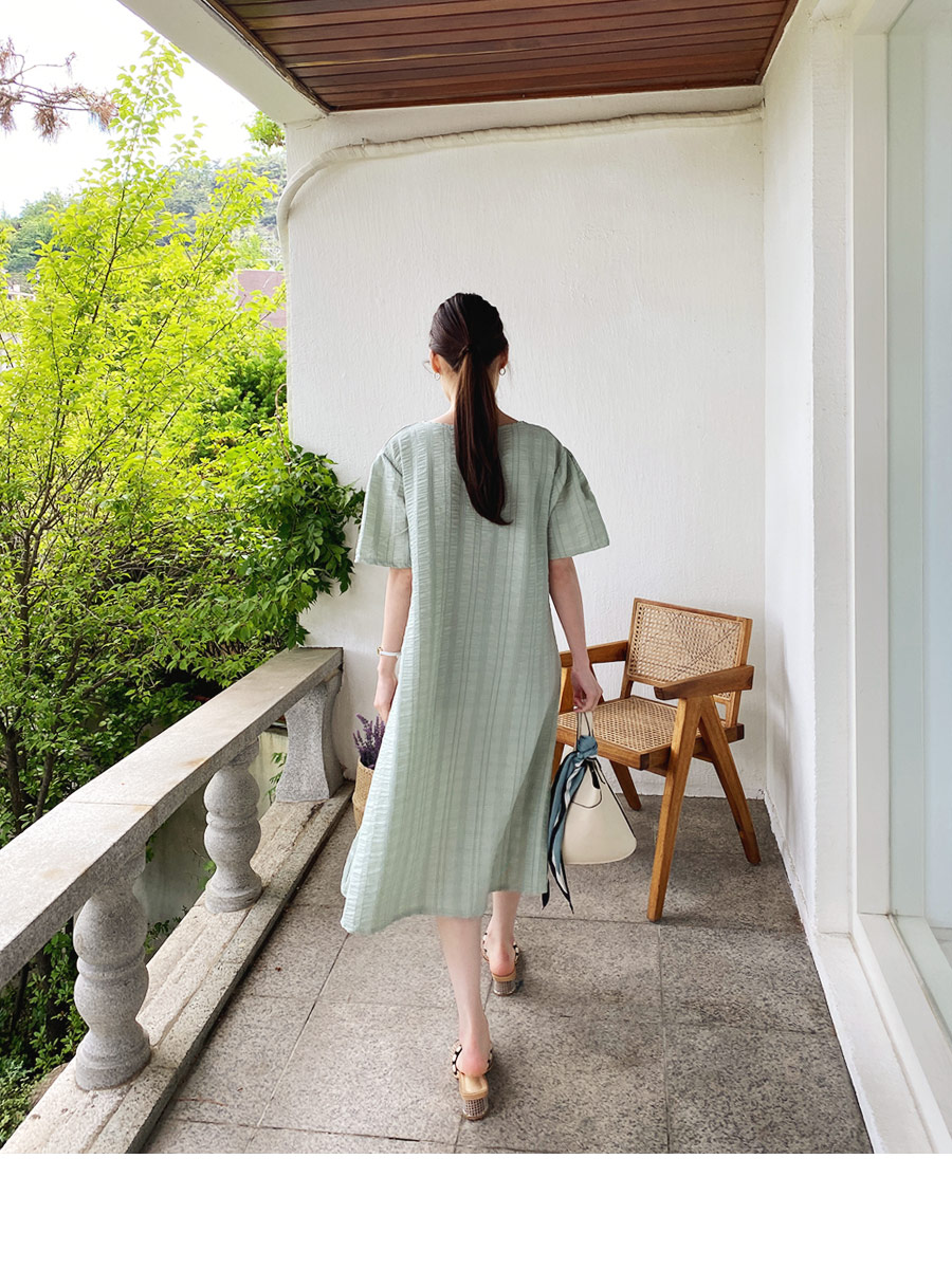 ラウンドAラインワンピース・全3色 | DHOLIC PLUS | 詳細画像11