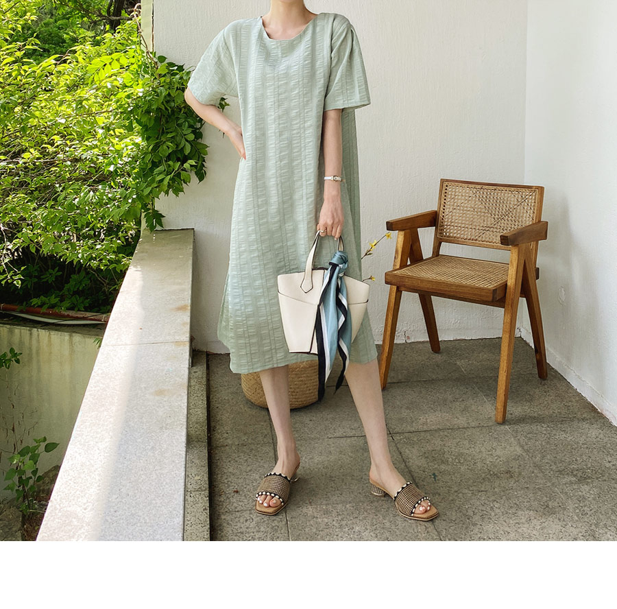 ラウンドAラインワンピース・全3色 | DHOLIC PLUS | 詳細画像13