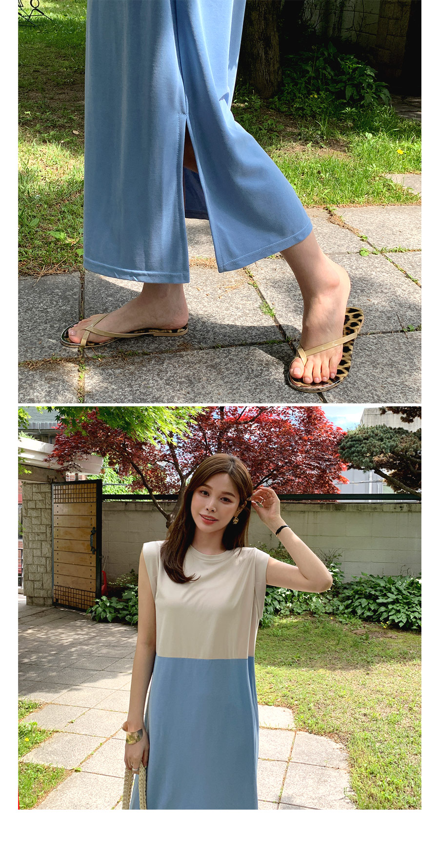 バイカラーワンピース・全2色 | DHOLIC PLUS | 詳細画像5