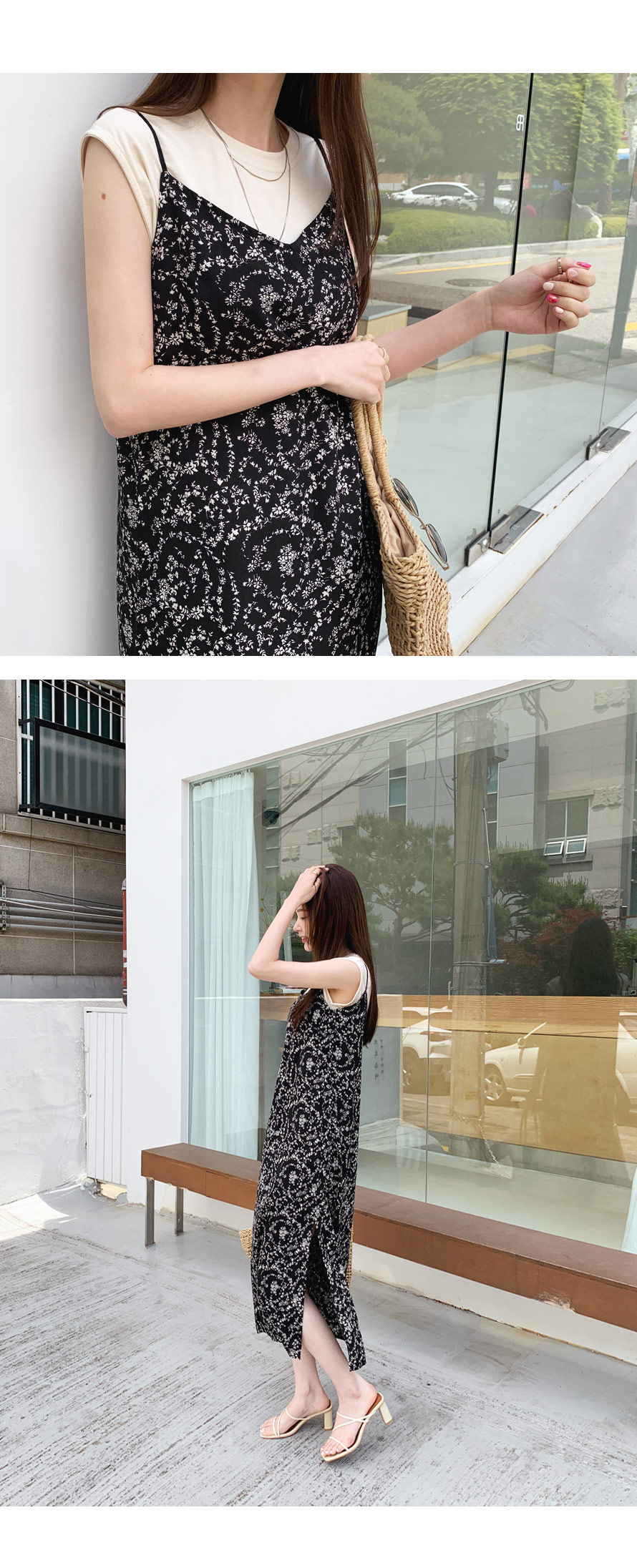 小花柄キャミワンピース・全2色 | DHOLIC PLUS | 詳細画像10