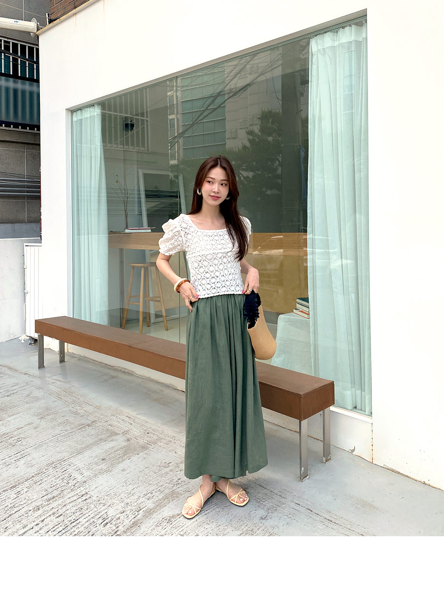 スクエアフローラルニット・全2色 | DHOLIC PLUS | 詳細画像7