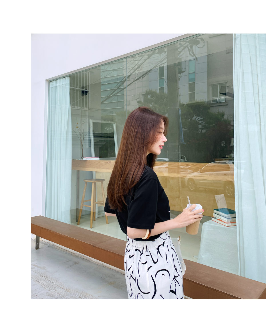 レタリングコットンTシャツ・全3色 | DHOLIC PLUS | 詳細画像4