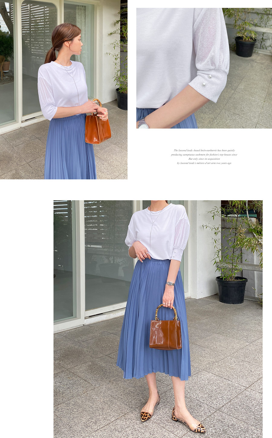 パールシアースリーブTシャツ・全2色 | DHOLIC PLUS | 詳細画像12