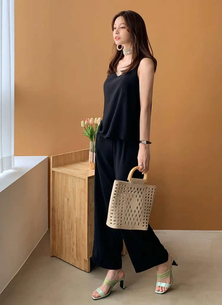 スリーブレス&パンツSET・全5色 | DHOLIC PLUS | 詳細画像1