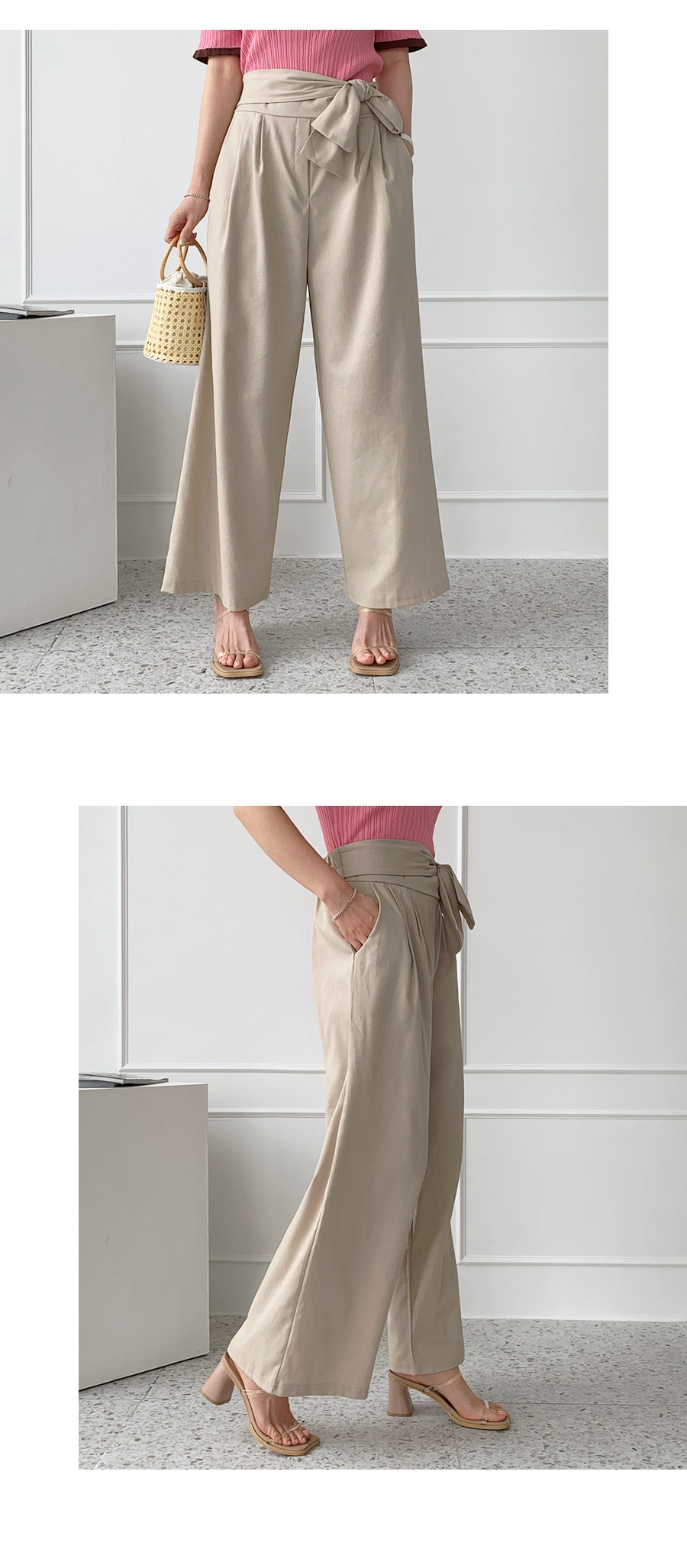 ウエストタイワイドパンツ・全3色 | DHOLIC PLUS | 詳細画像2