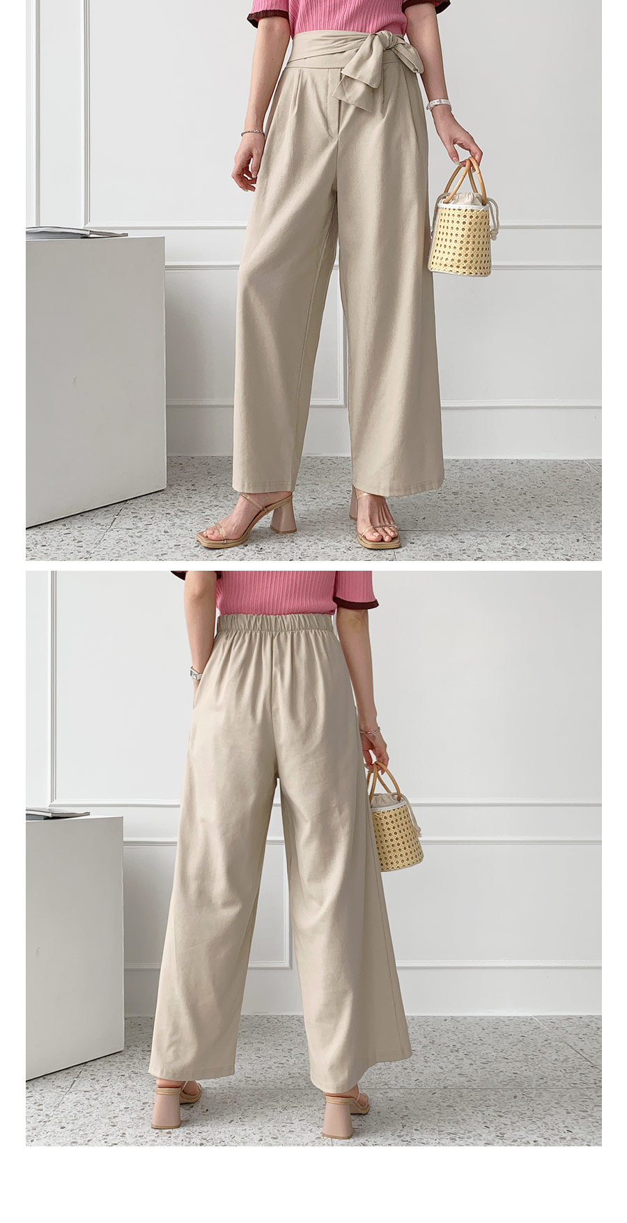 ウエストタイワイドパンツ・全3色 | DHOLIC PLUS | 詳細画像6