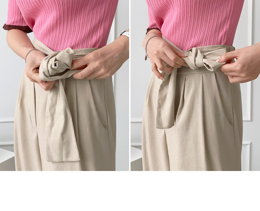ウエストタイワイドパンツ・全3色 | DHOLIC PLUS | 詳細画像9
