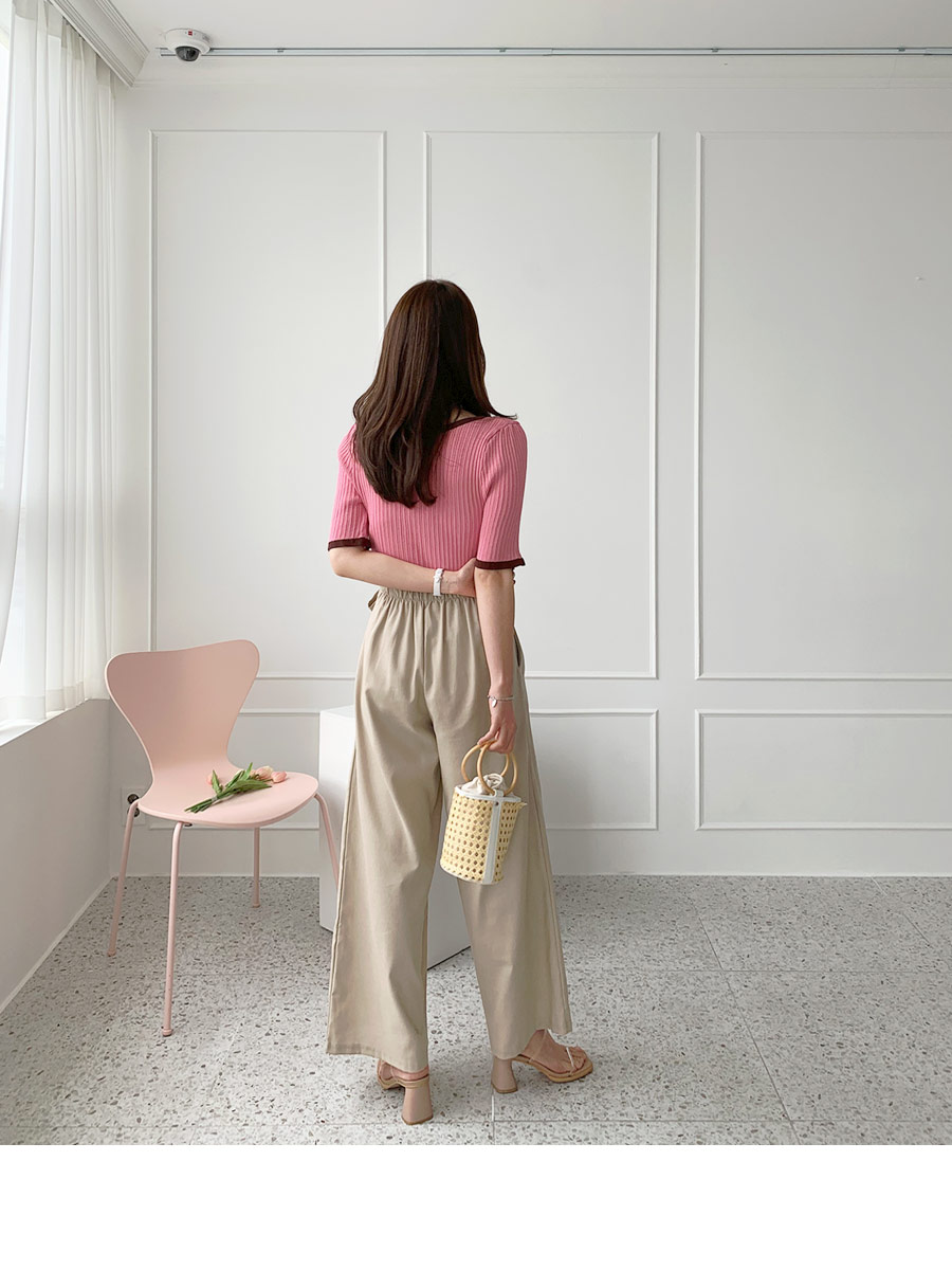 ウエストタイワイドパンツ・全3色 | DHOLIC PLUS | 詳細画像10