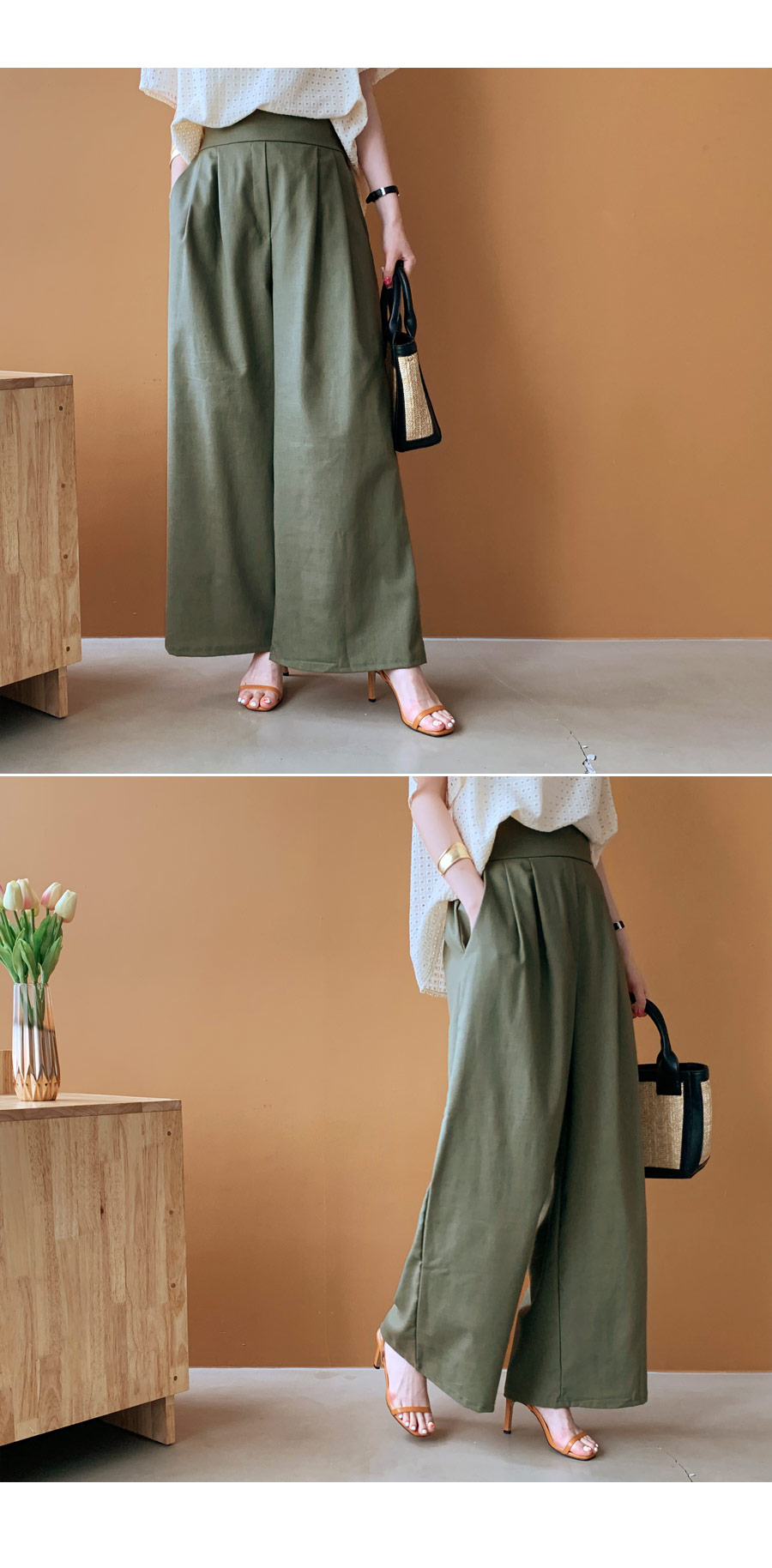 ウエストタイワイドパンツ・全3色 | DHOLIC PLUS | 詳細画像14