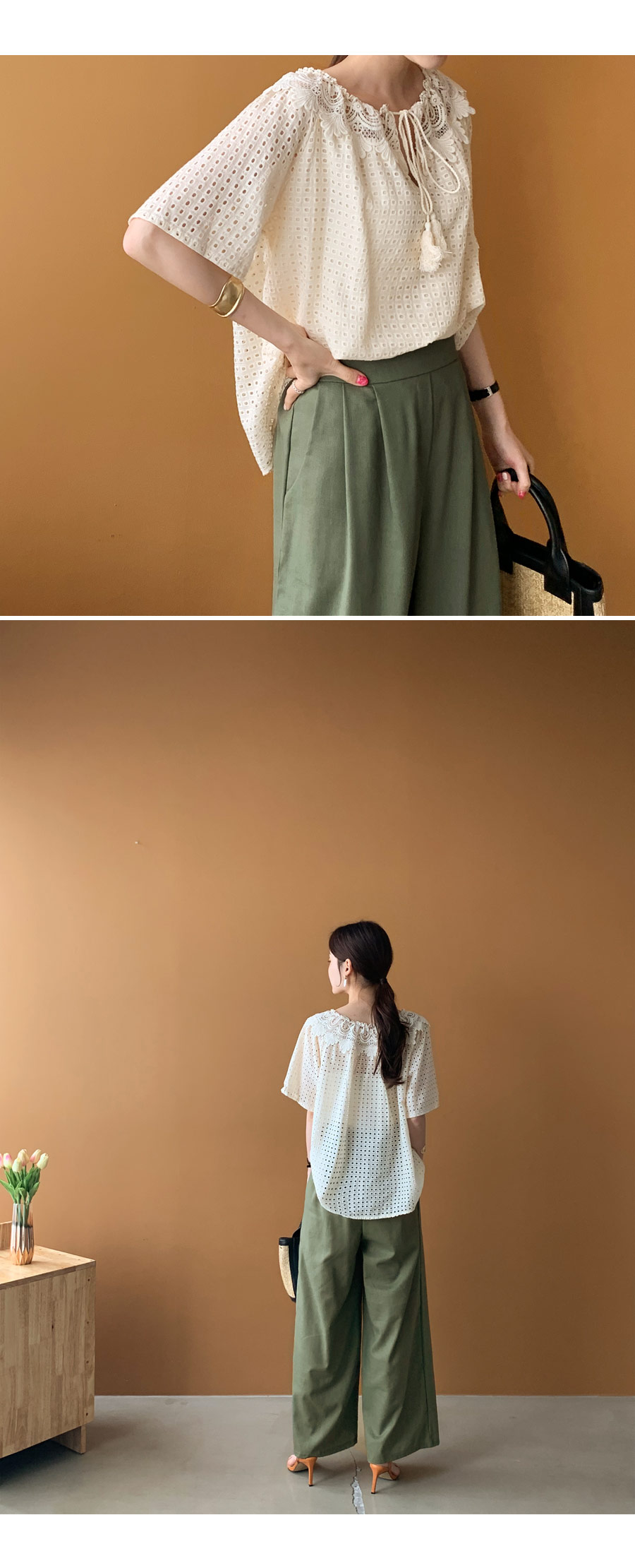 ウエストタイワイドパンツ・全3色 | DHOLIC PLUS | 詳細画像16