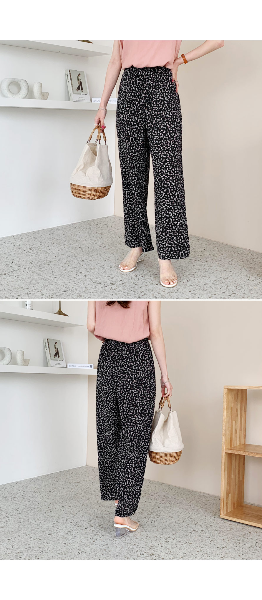 フローラルスリットパンツ・全4色 | DHOLIC PLUS | 詳細画像12