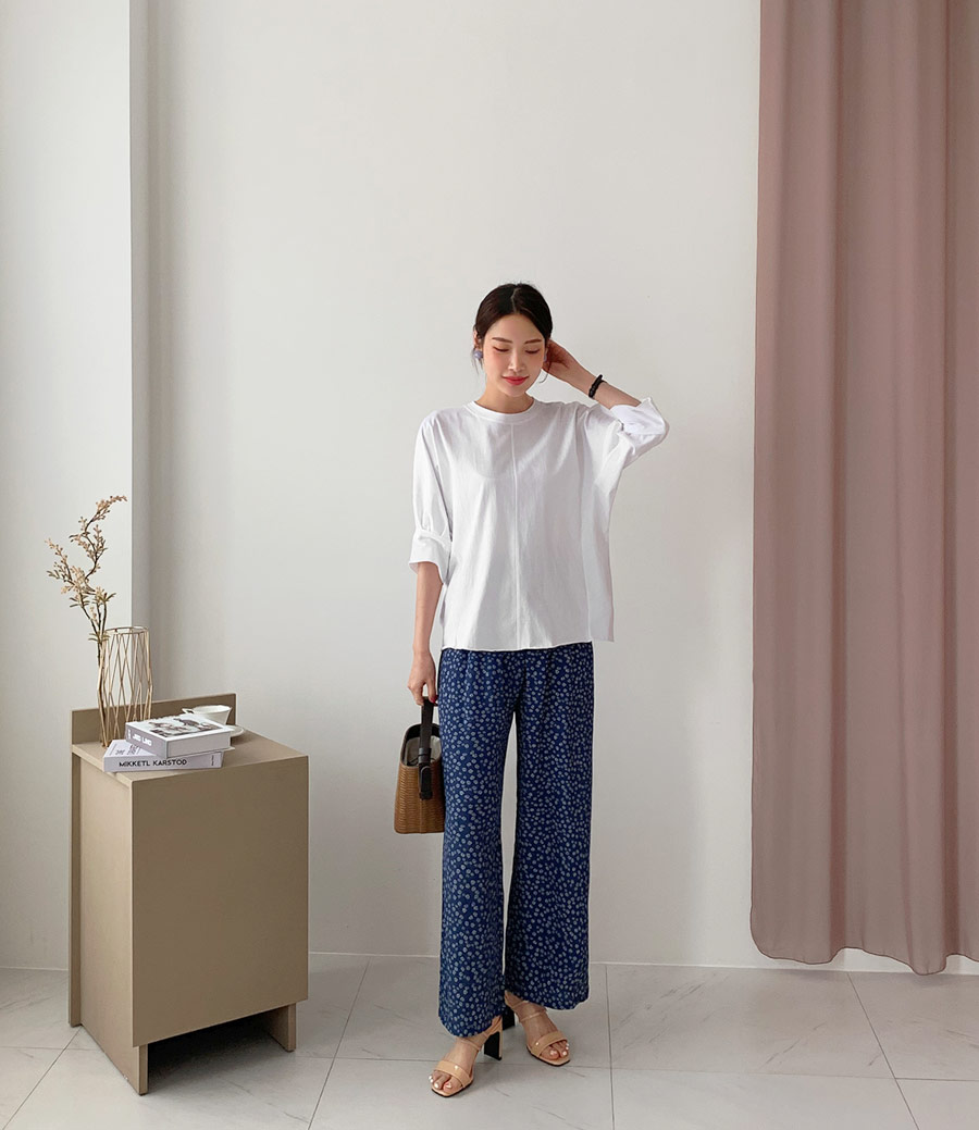 フローラルスリットパンツ・全4色 | DHOLIC PLUS | 詳細画像16