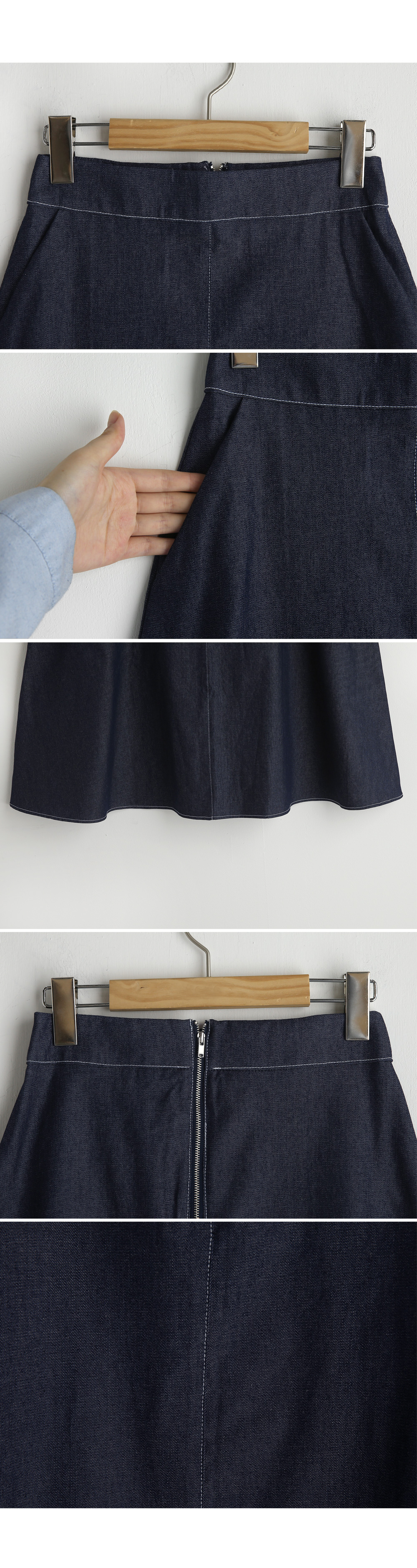 デニムAラインスカート・全1色 | DHOLIC PLUS | 詳細画像15