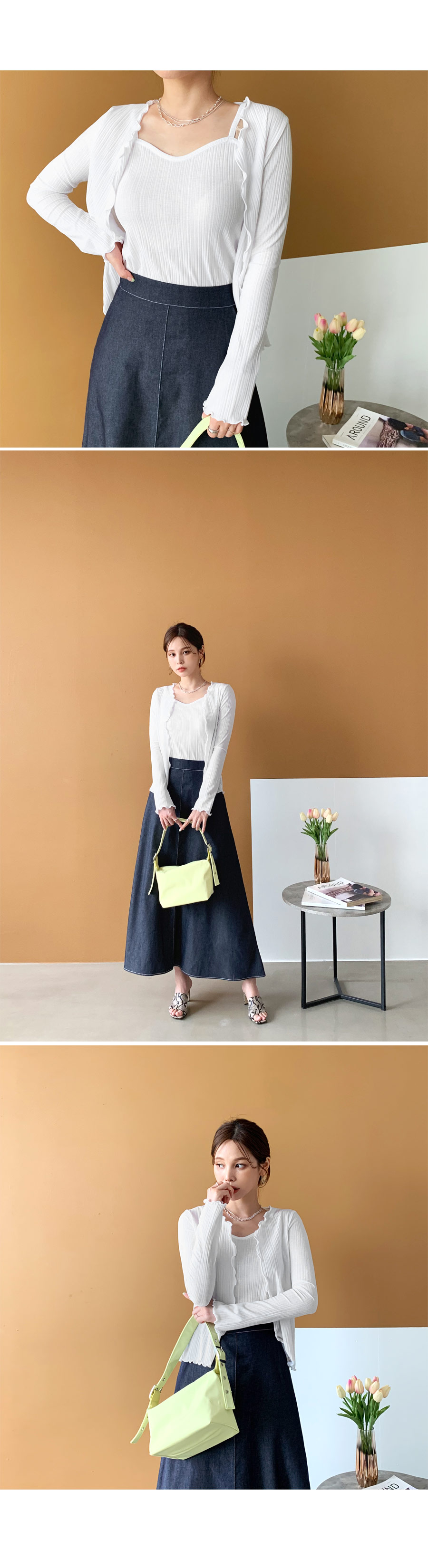 デニムAラインスカート・全1色 | DHOLIC PLUS | 詳細画像7