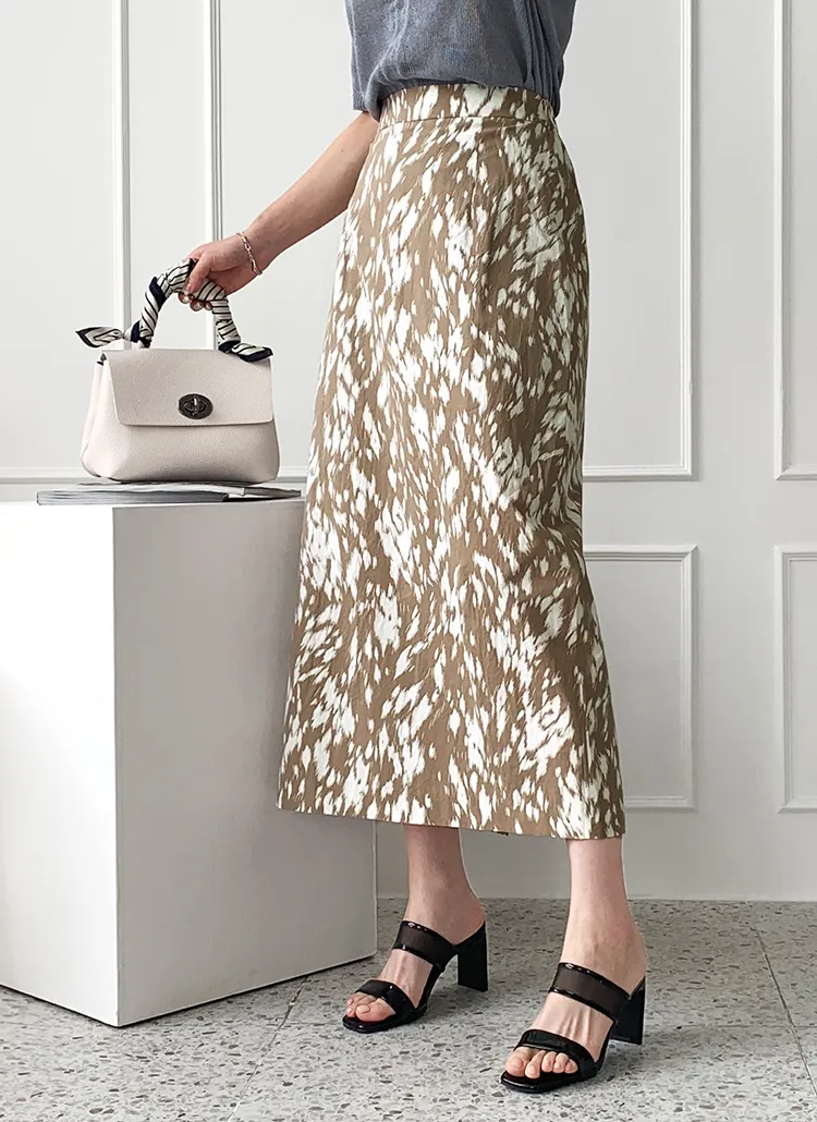 パターンロングスカート・全2色 | DHOLIC PLUS | 詳細画像1