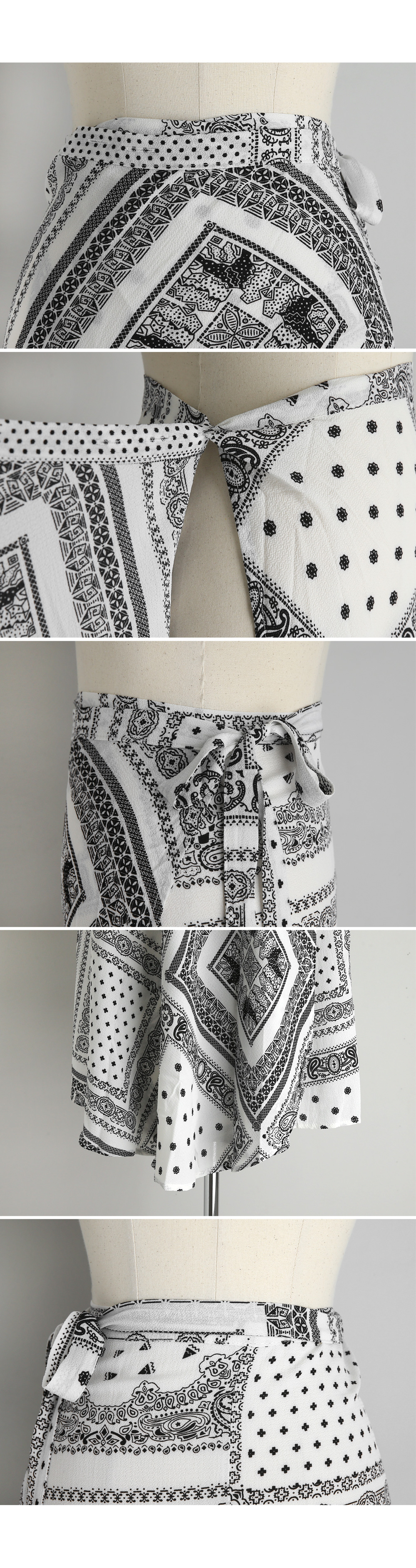 ペイズリーラップスカート・全3色 | DHOLIC PLUS | 詳細画像12