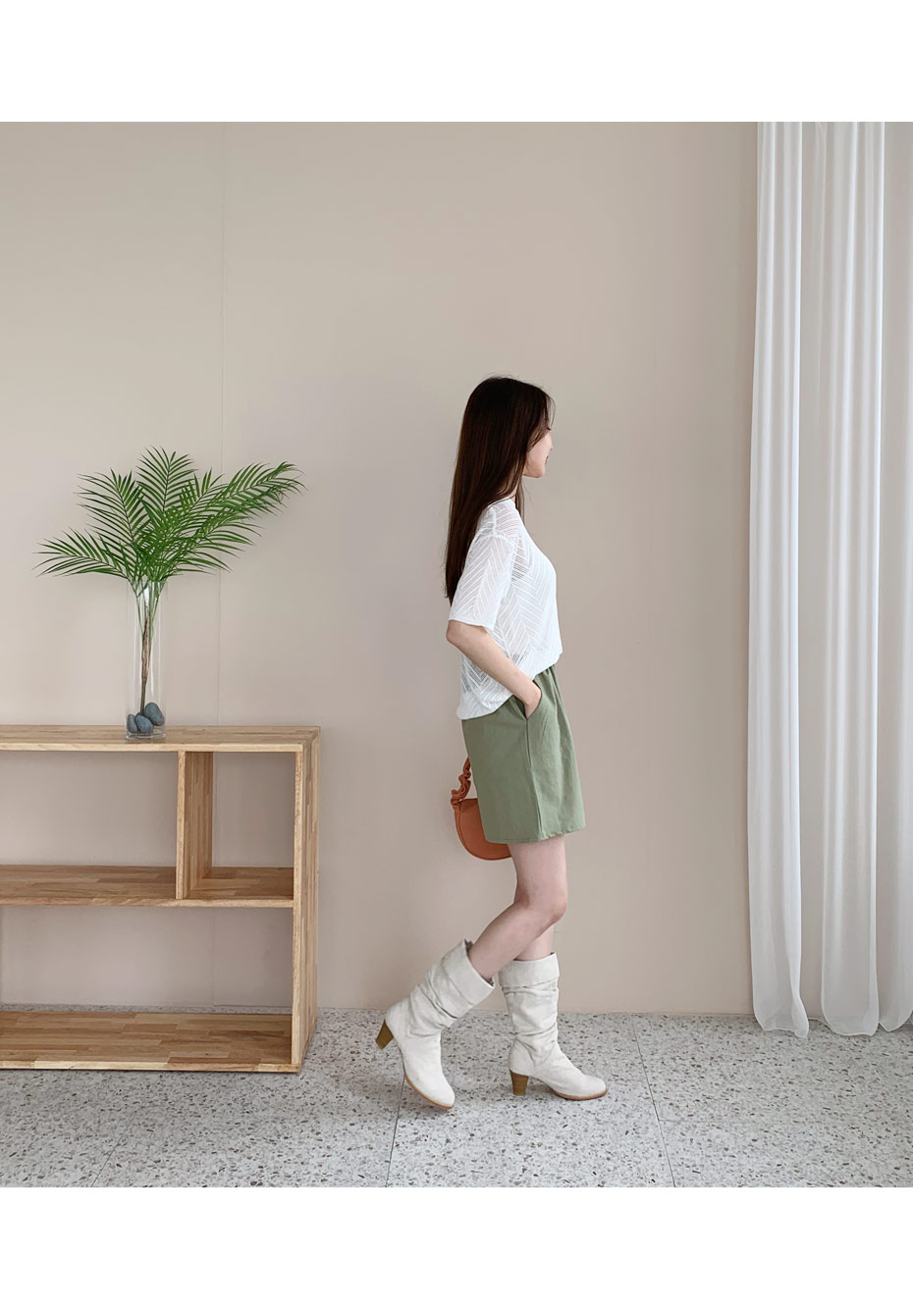 リネンギャザーブーツ・全2色 | DHOLIC PLUS | 詳細画像3