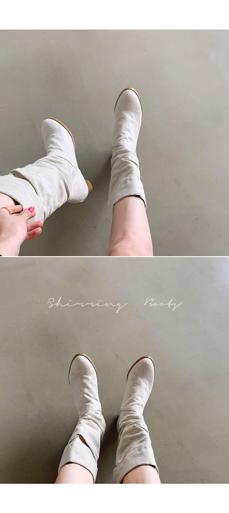 リネンギャザーブーツ・全2色 | DHOLIC PLUS | 詳細画像5