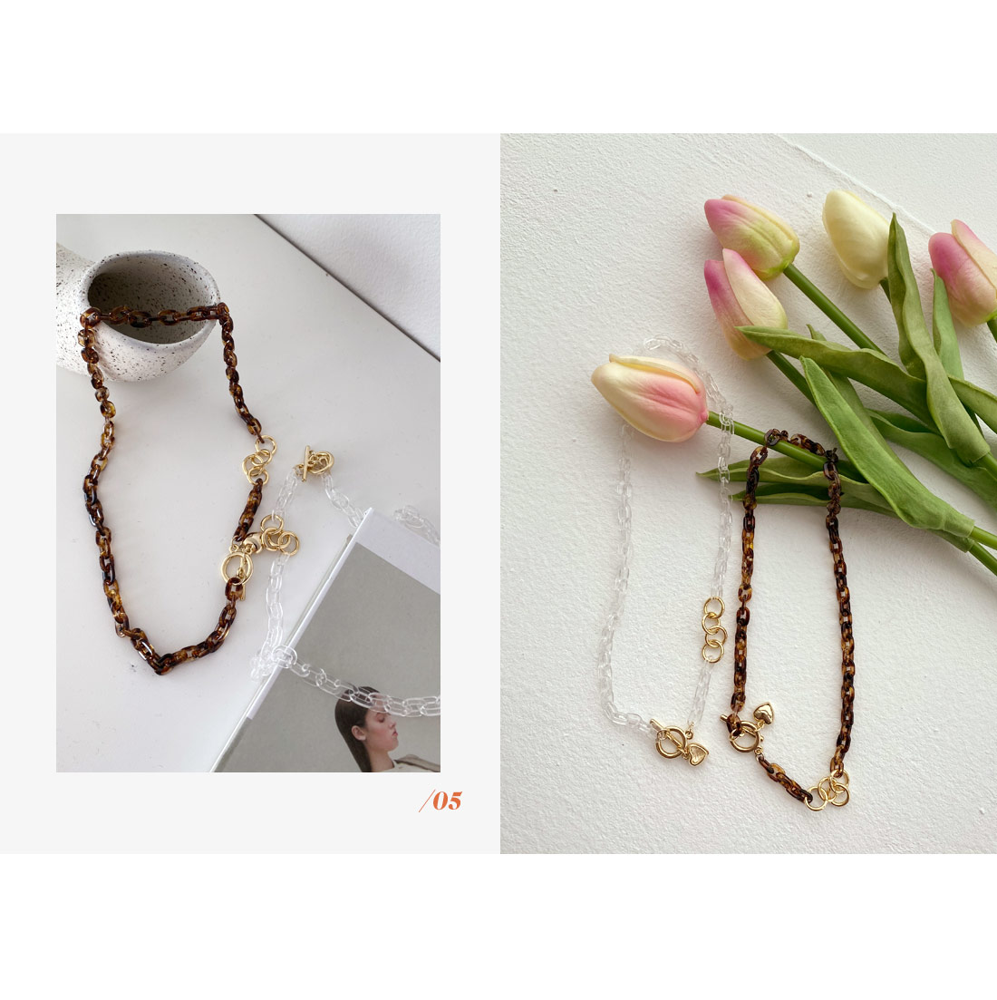 クリアチェーンネックレス・全2色 | DHOLIC PLUS | 詳細画像6