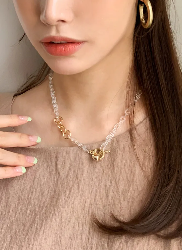 クリアチェーンネックレス・全2色 | DHOLIC PLUS | 詳細画像1