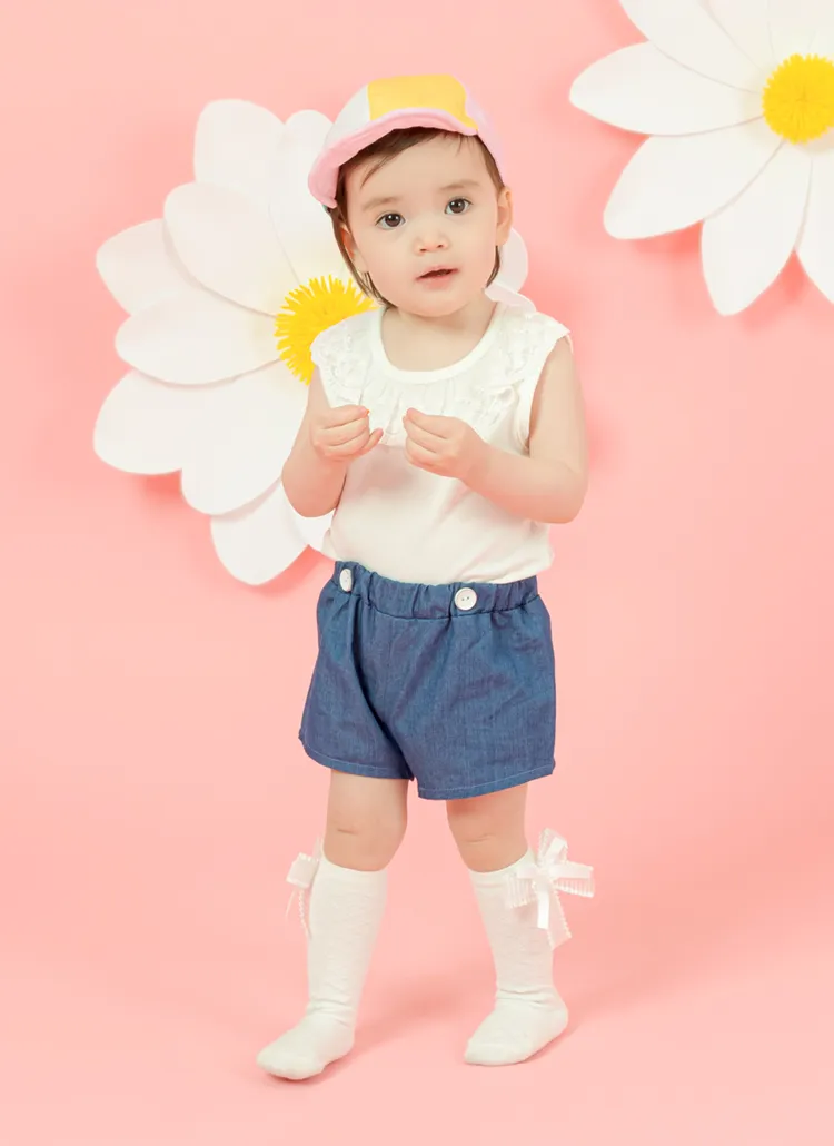 ボタンポイントデニムパンツ | 詳細画像1