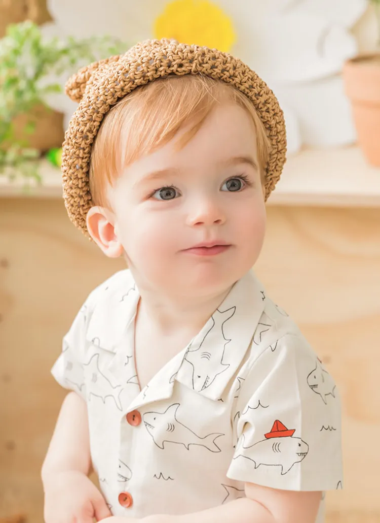 ロールブリムペーパーヤーンハット | 詳細画像1