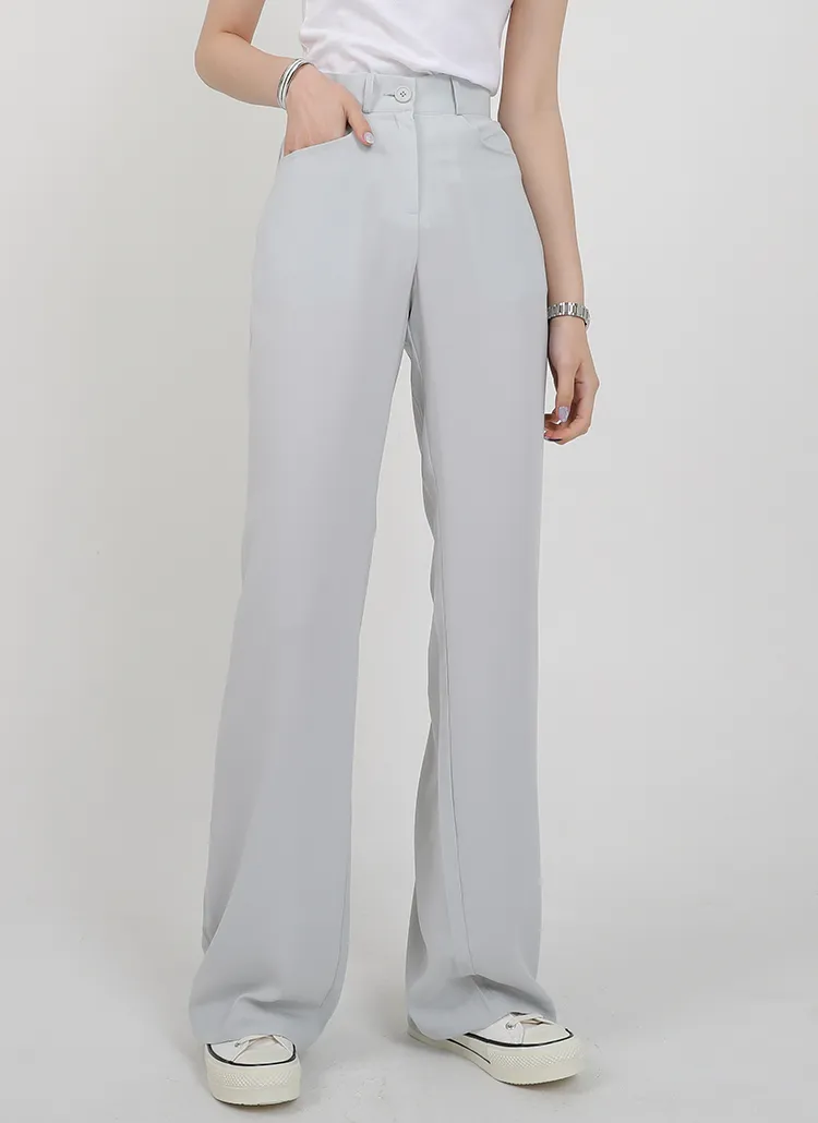 ハイウエストストレートスラックス | ouruniform | 詳細画像1