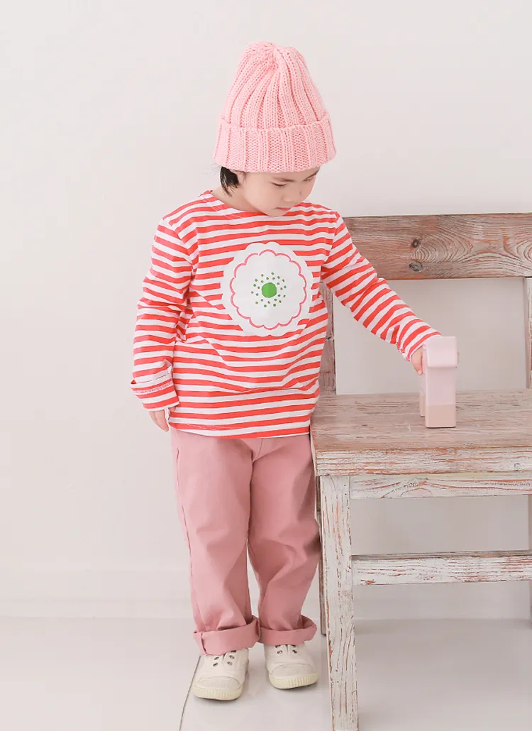 プリントボーダーTシャツ | 詳細画像1