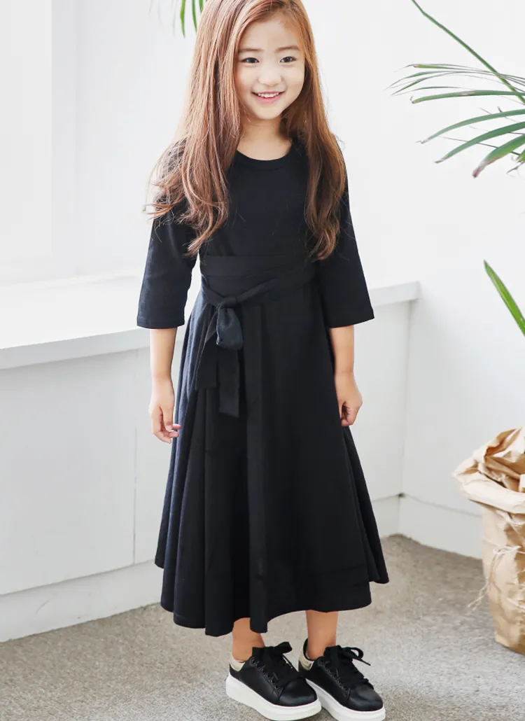 ウエストストラップAラインワンピース | 詳細画像1