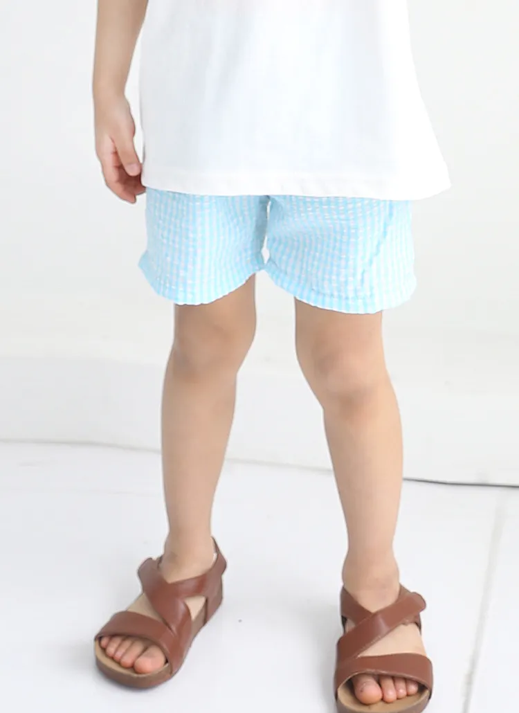 シアサッカーチェックショートパンツ | 詳細画像1