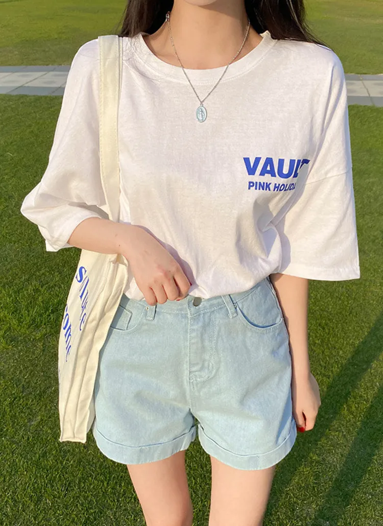 VAULTアシメヘムTシャツ | lavu | 詳細画像1