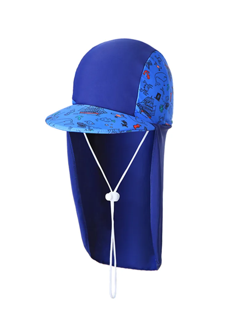 SEA日よけ付スイムキャップ | 詳細画像1