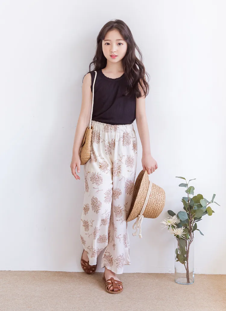 フラワーワイドパンツ | 詳細画像1